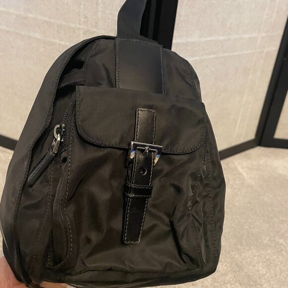 Prada Vela Nylon/Leather Messenger Bag - Picture 10 of 16